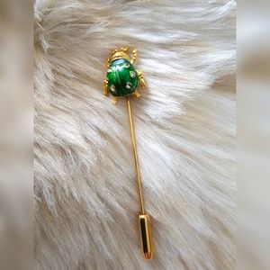 Vintage Beetle Hat Pin